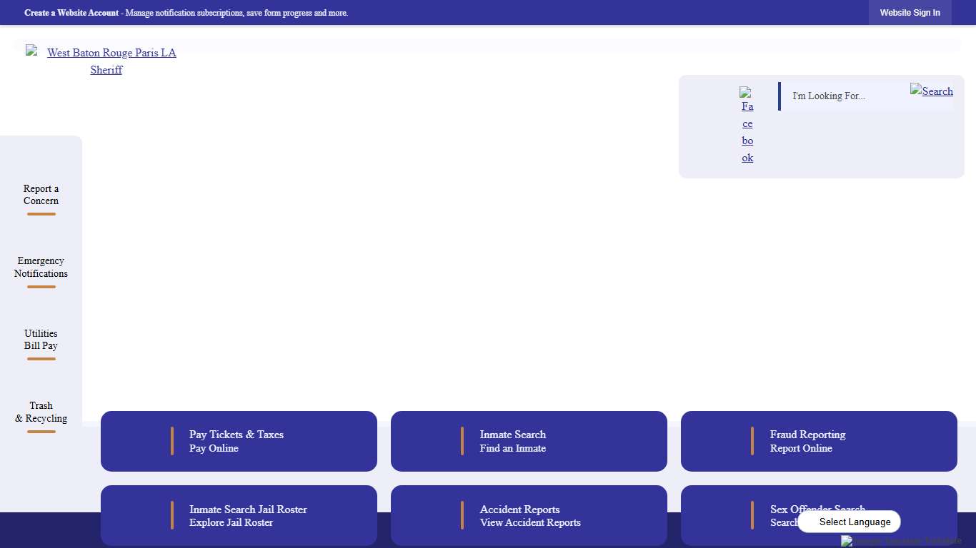 Sheriff West Baton Rouge Parish, LA